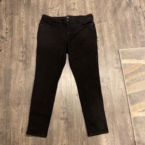 St Johns Bay skinny leg black jeans